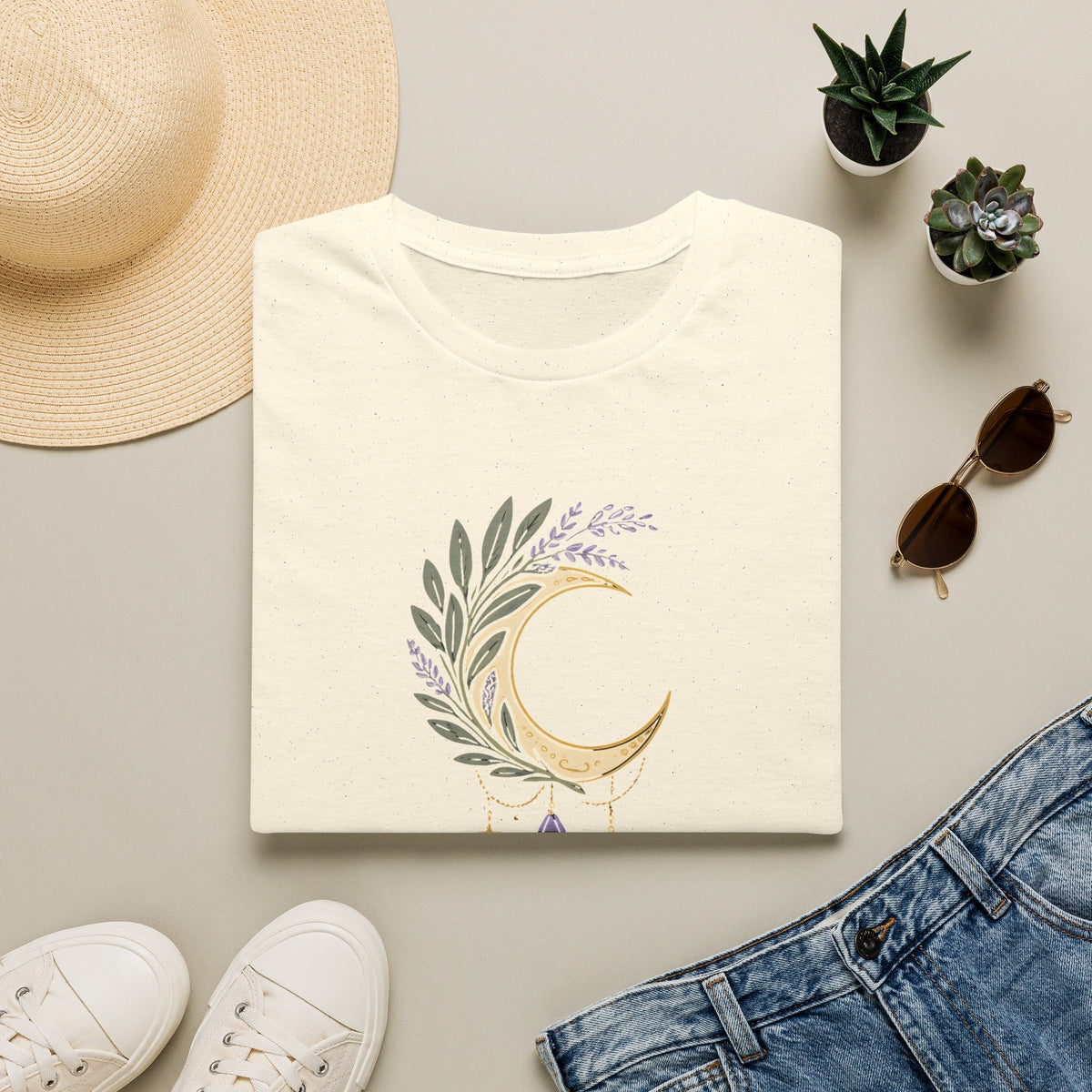 Crescent Moon Charms T-Shirt