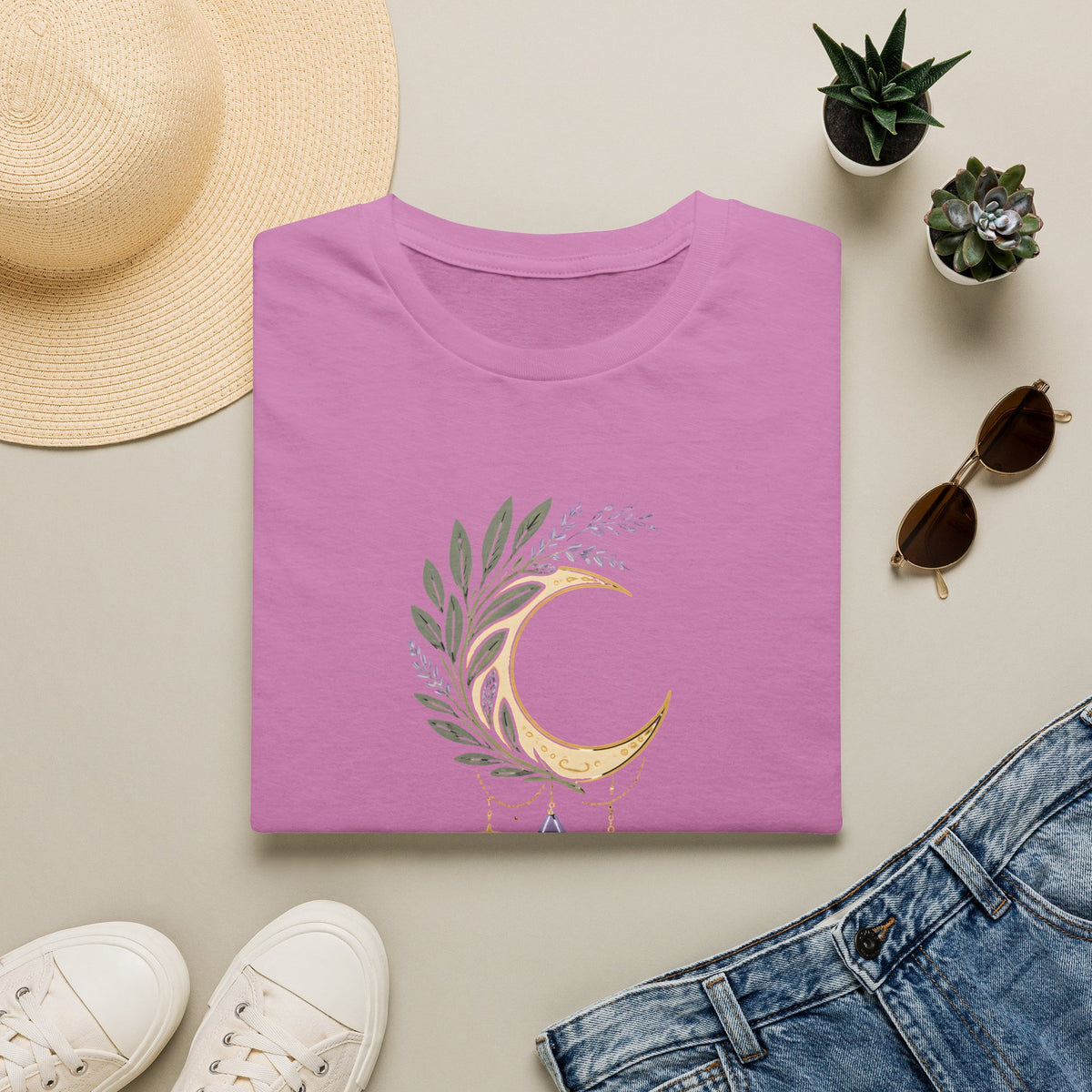 Crescent Moon Charms T-Shirt
