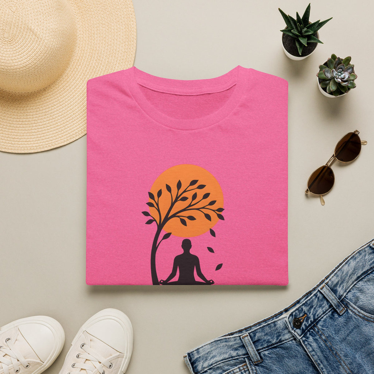 Stillness Meditation Silhouette T-Shirt