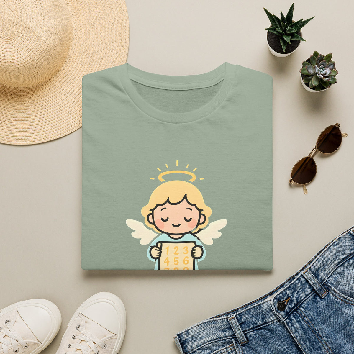 Angel with numbers T-Shirt