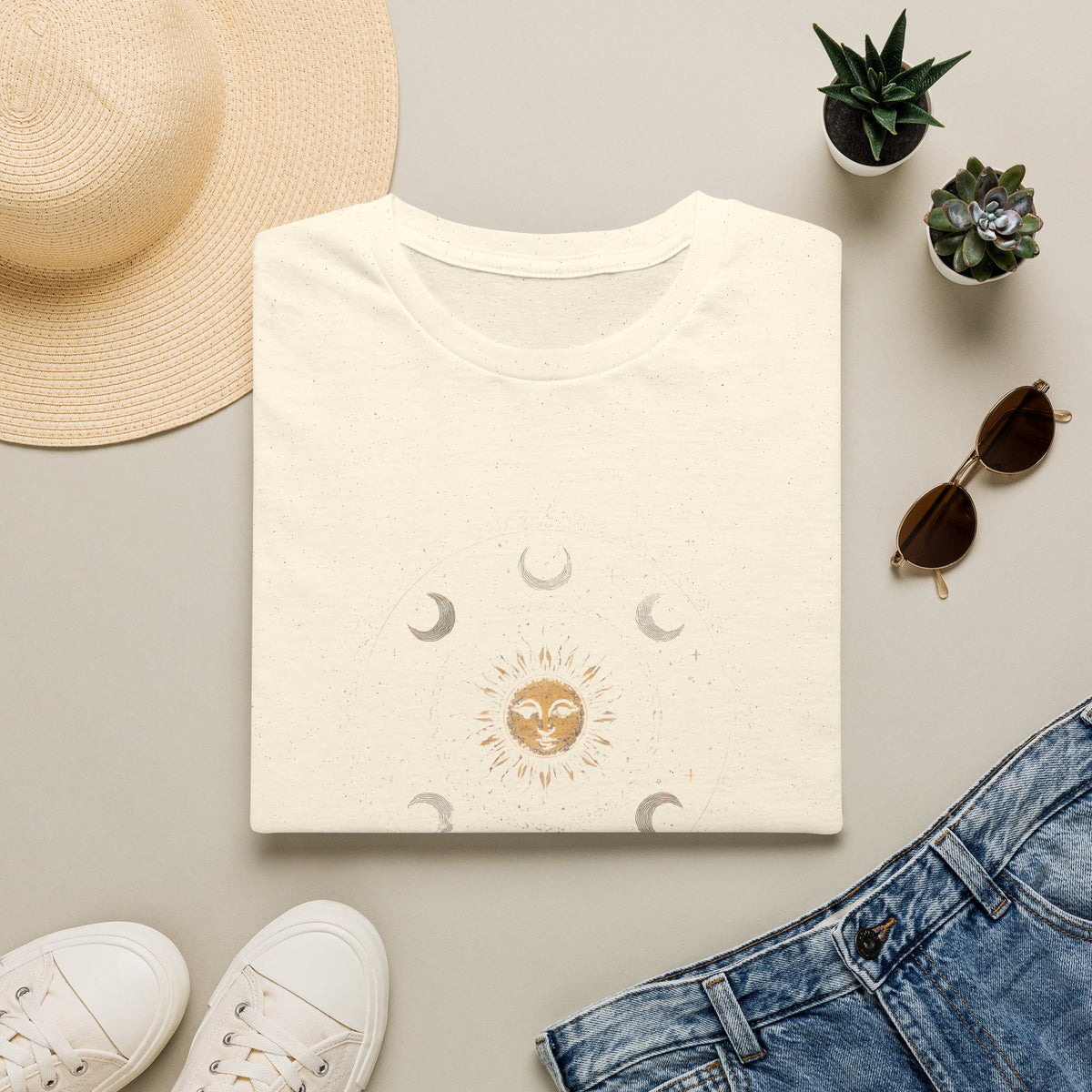 Sun and Moon Circle T-Shirt