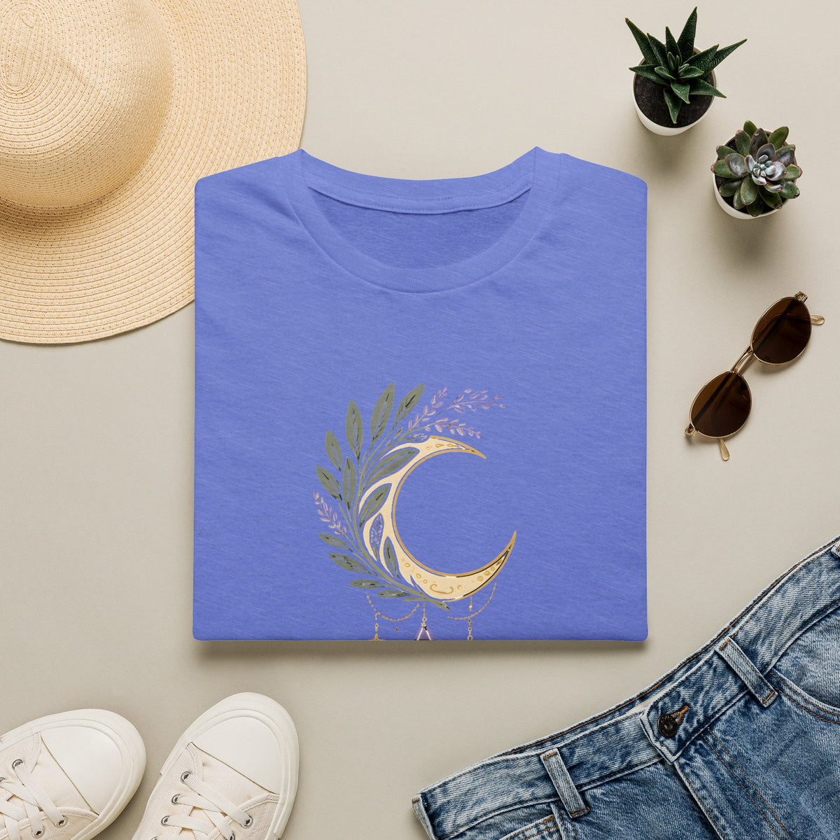 Crescent Moon Charms T-Shirt