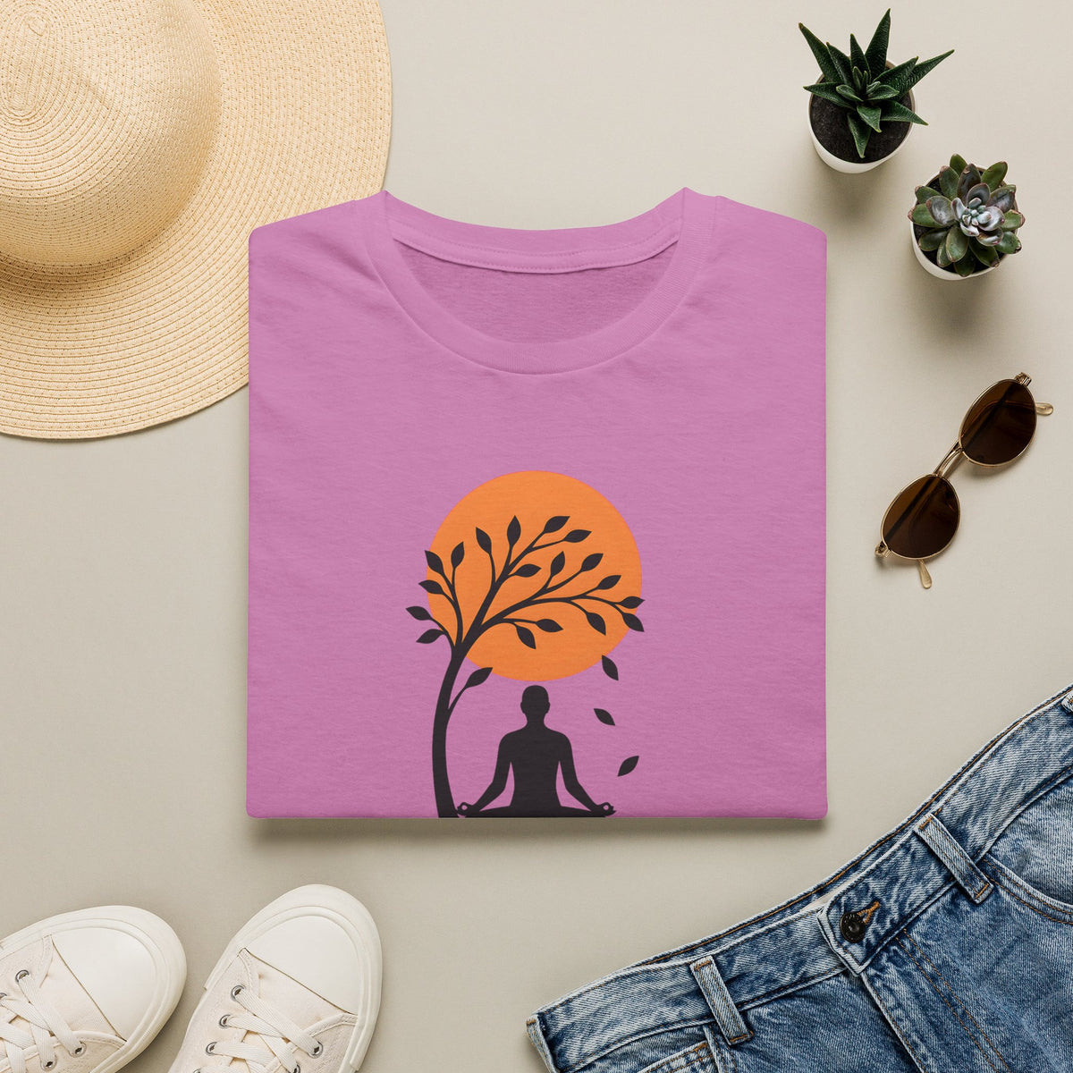 Stillness Meditation Silhouette T-Shirt