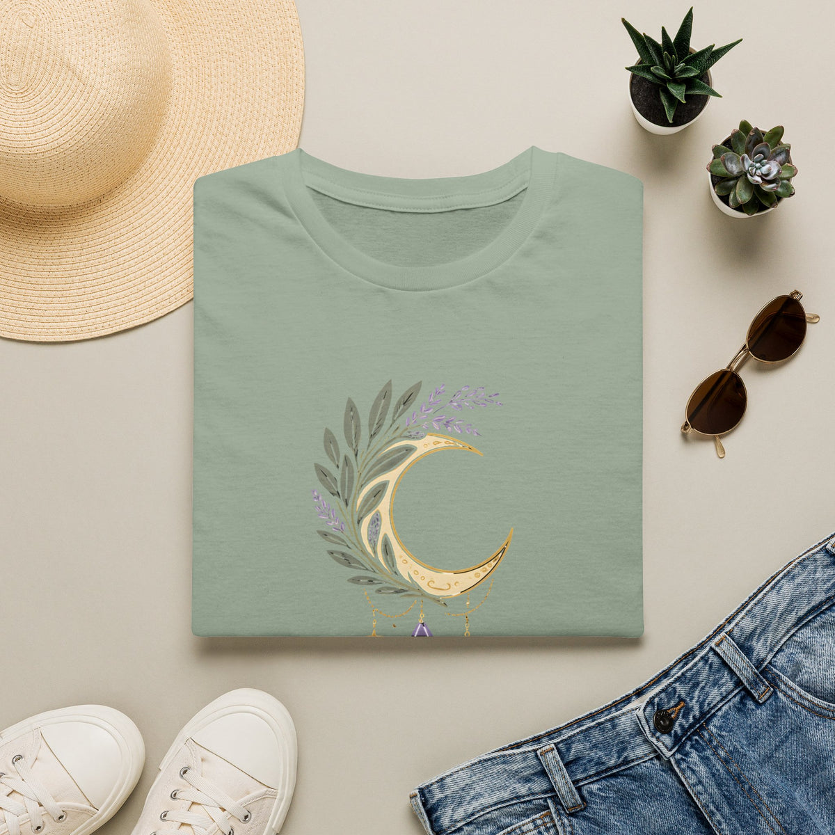 Crescent Moon Charms T-Shirt
